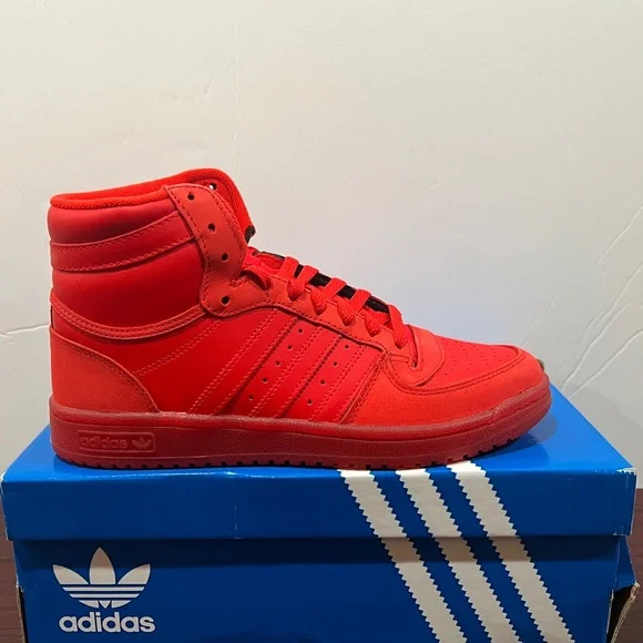 adidas Shoes Adidas Top Ten High Gx279 Red Poshmark